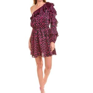 The Kooples daisy dot dress. Size 1 France. One shoulder.